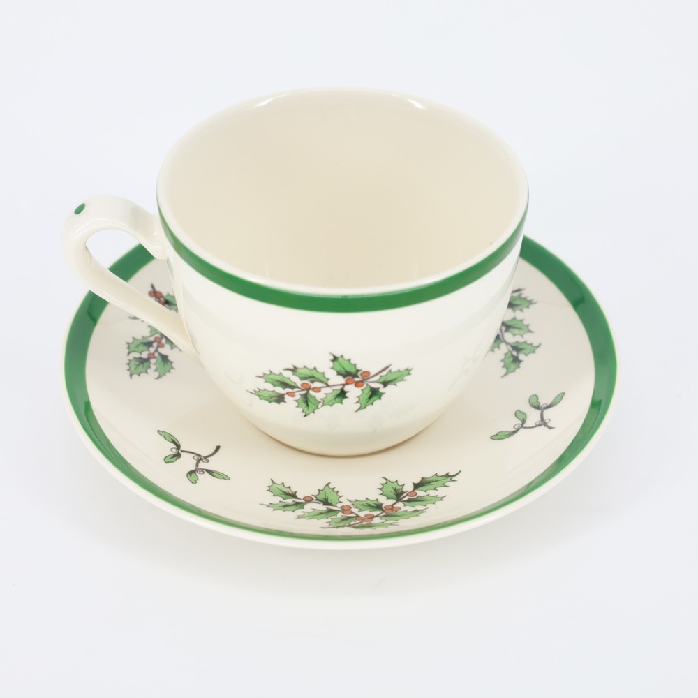 VTG Spode Christmas Tree Tea Cup + Saucer‎ England